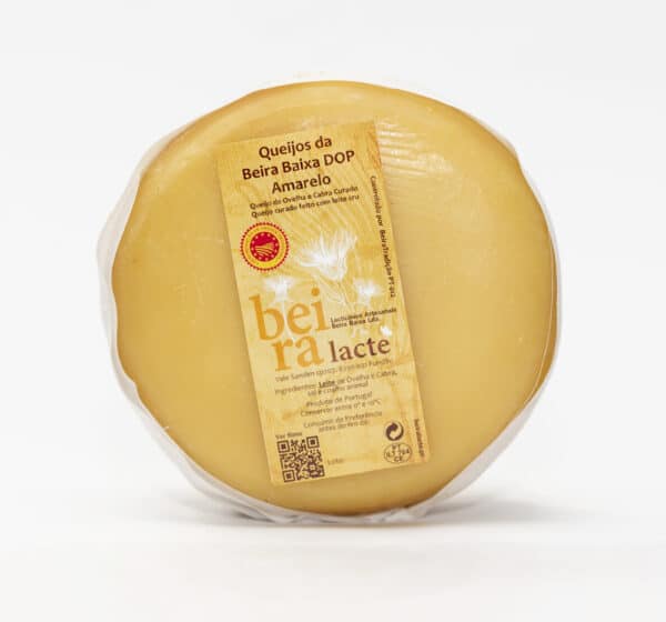 Queijo da Beira Baixa DOP Amarelo Beiralacte | Peso aproximado por unidade 500 g | 850 g