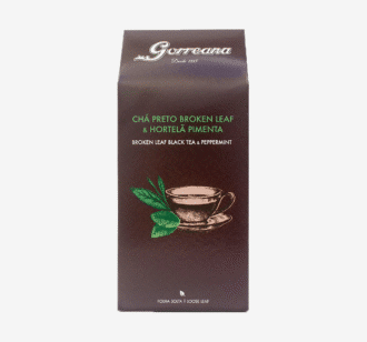 Chá Preto Broken Leaf & Hortelã Pimenta Gorreana Açores | Folha Solta | 80 g