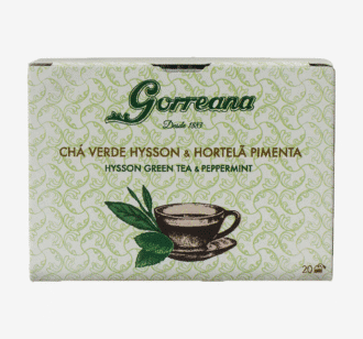 Chá Verde Hysson & Hortelã Pimenta Gorreana Açores | 20 Saquetas | 40 g