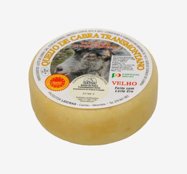 Queijo de Cabra Trasmontano Velho DOP Leicras | Peso aproximado por unidade 500 g