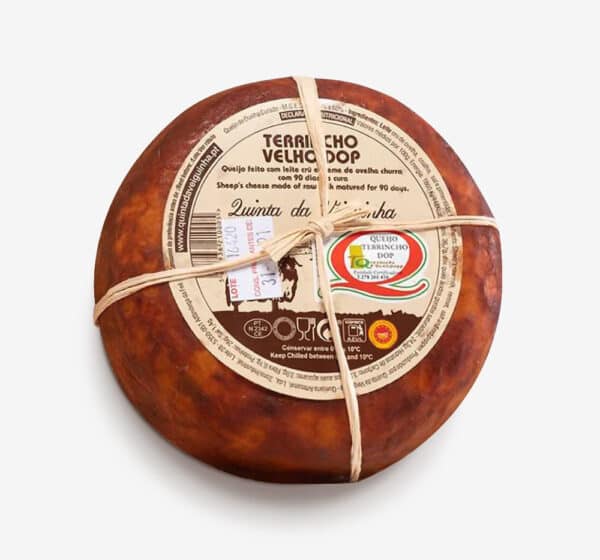 Queijo Terrincho Velho DOP Quinta da Veiguinha  | Peso aproximado por unidade 650 g