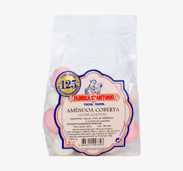 Amêndoa Coberta Fábrica Santo António Ilha da Madeira | 250 g