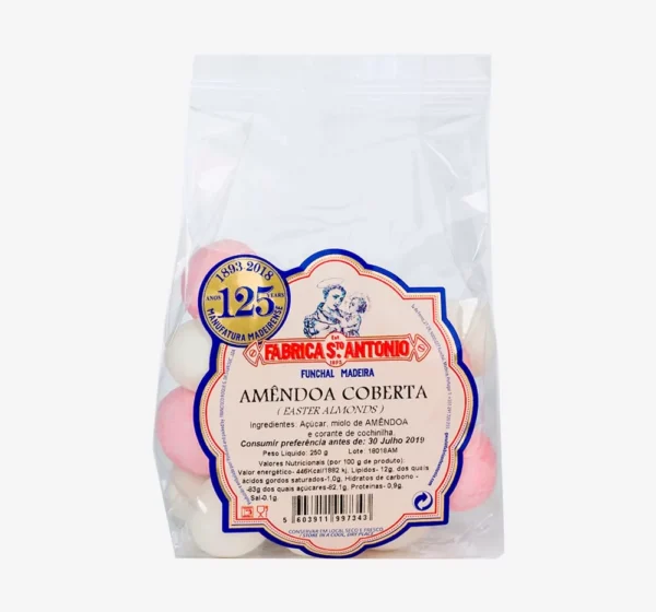 Amêndoa Coberta Fábrica Santo António Ilha da Madeira | 250 g - Image 2