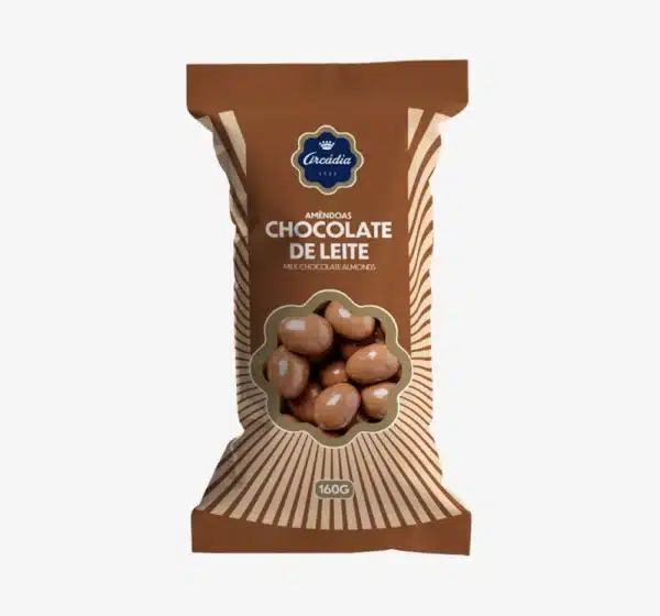 Amêndoa Chocolate de Leite Arcádia | 160 g