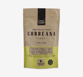 Chá Verde com Menta, Limão, Stevia e Canela do Ceilão Gorreana Açores | Folha Solta | 80 g