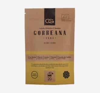 Chá Verde com Menta, Limão, Stevia e Canela do Ceilão Gorreana Açores | Saquetas | 40 g