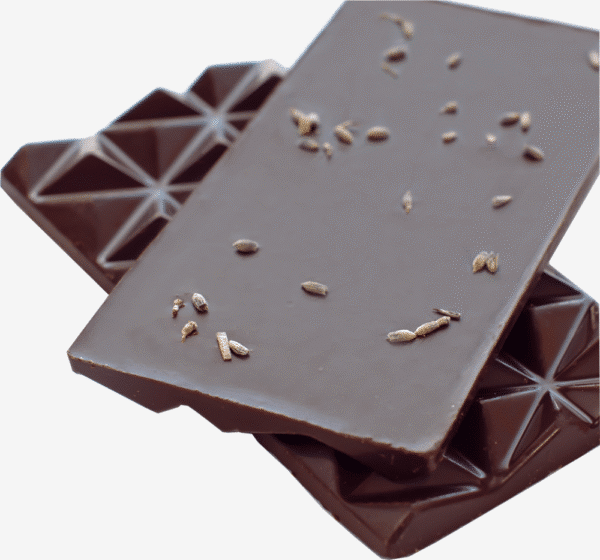 Tablete de Chocolate Negro Alfazema do Alto Alentejo Amor de Chocolate | 80 g - Image 2