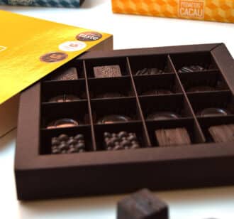 Bombons de Chocolate Negro Artesanais Pedaços de Cacau | 160g