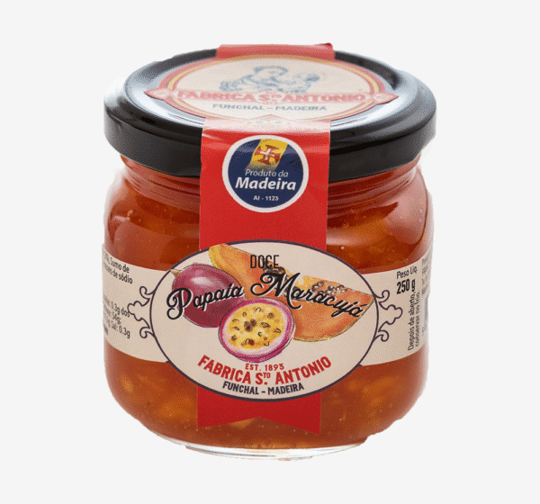 Doce de Papaia e Maracujá Fábrica Sto. António Madeira | 250g