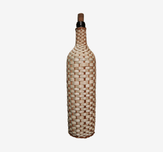 Garrafa Empalhada com Vime Artesanal Feito à Mão | 1.5 L