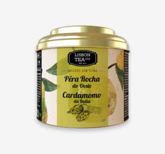 Infusão Pêra Rocha do Oeste & Cardamomo da Índia Lisbon Tea Co. |75 g
