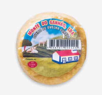 Queijo de Ovelha Curado Monte do Ganhão | Peso aproximado por unidade 180 g