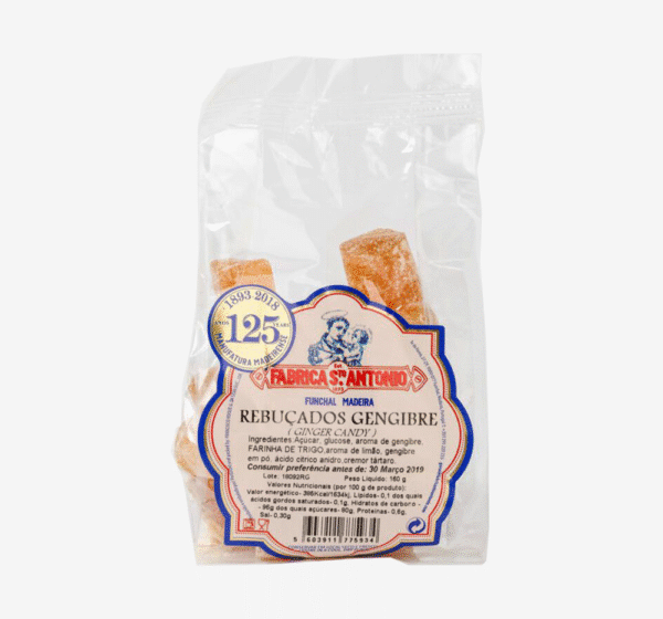 Rebuçados de Gengibre Fábrica Sto. António Madeira | 160 g