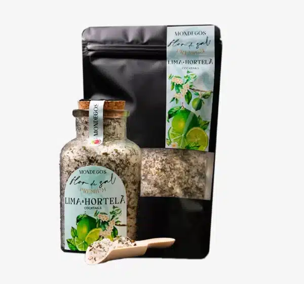 Flor de Sal Marinho Premium Lima e Hortelã | 140 g | 200 g