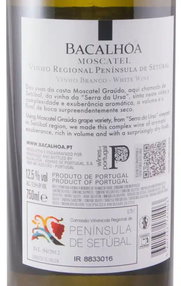 Bacalhôa Moscatel Branco 2019 | 75 cl - Image 2