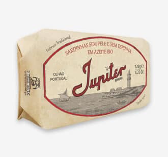 Sardinhas Sem Pele e Sem Espinha em Azeite Biológico Júpiter | 120 g