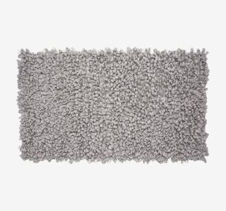 Tapete Artesanal Cinza Claro | 60x120 cm