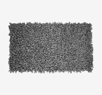 Tapete Artesanal Cinza Escuro | 60x120 cm